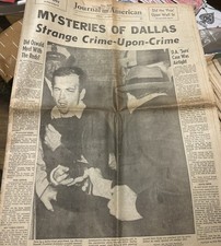 11/25/1963 JFK Assassination Newspaper Journal American Lee Harvey Oswald Photo picture