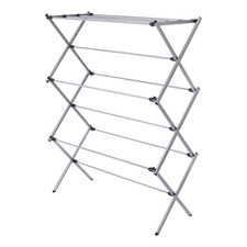 Mainstays Oversized Collapsible Steel Laundry Drying Rack Clothes Clothesline  picture