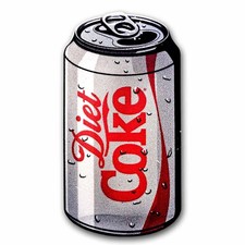 Coca-Cola® 1 oz Silver Diet Coke Shaped Coin w/ Box & COA picture