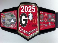 Georgia Bulldogs 2025 SEC Champions / CFP Playoff Championship Belt picture