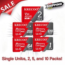 Micro SD Card Ultra 32GB 64GB 128GB 256GB 1TB 2TB Class 10 TF Wholesale Lot picture