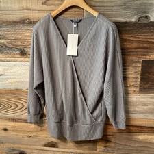 Bloomchic Brand New Grey Gray Shirt 10 Plus picture