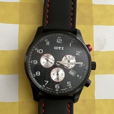 Volkswagen GTi Golf Rabbit R32 Motorsport Racing Car Accessory Chronograph Watch picture