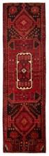Vintage Hand-knotted Runner Rug 3'5