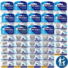 Lot 500/1000Pcs 3V Cell CR1225 CR1616 CR2016 CR2025 CR2032 CR2450 Coin Batteries picture