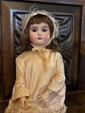 SALE - Antique Adolf Wislizenus bisque doll in RARE tagged ensemble picture