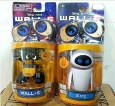 Disney Pixar Wall-E and Eee-Vah EVE Set of 2pcs Mini Robot Action Figure picture