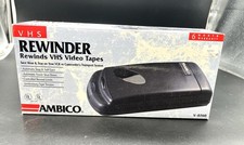 VHS Rewinder Rewinds VHS Video Tapes Ambico V-0760 New In Box picture