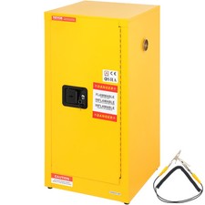 VEVOR Flammable Safety Cabinet Liquid Storage 16 Gal 18.1x18.1x35.4 in Cabinet picture