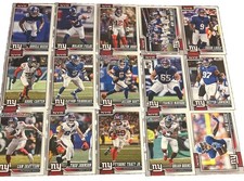 2026 Topps Flagship Football - New York Giants - Team Set - 15 Cards - Dart picture