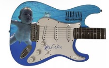 Frances Bean Cobain Signed Custom Nirvana Nevermind Kurt Cobain Guitar JSA COA picture