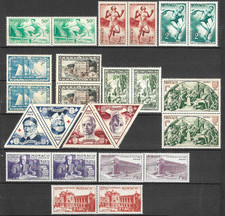 Monaco Stamps 1948-1951 Pairs - Short Sets All Mint Never Hinged picture