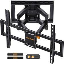 Perlegear Full Motion TV Wall Mount for 42-90 Inch Heavy Duty Swivel Tilt PGLF8 picture