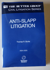 2024-2025 Rutter Group Anti-Slapp Litigation Civil Litigation Series picture