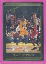 1992 Investor's Journal Gold Foil Card #31 Magic Johnson & Michael Jordan picture