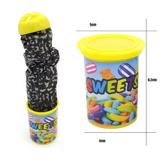 Potato Chip Snake Jumping Spring Magic Trick Prank Toy 1pc 6.2cm x 5.1cm picture