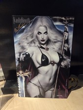Lady Death by SHIKARII, Limited 425 Coffin Comics Signed By Pulido picture