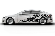 Nightmare skull graphic design decal for Tesla Model S sticker vinyl 2016-2025 picture