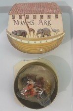 Vintage 1993 B. Shackman & Co. Inc. Miniature Noah's Ark  Set New NOS Sealed picture