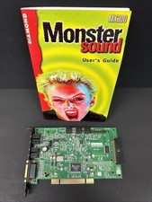 Diamond Monster Sound MX300 Aureal Vortex 2 PCI Sound Card w/ Manual Untested picture