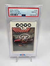 Topps 2008 Brett Favre #105 New York Jets Tractor Mower /500 PSA 10 Football picture