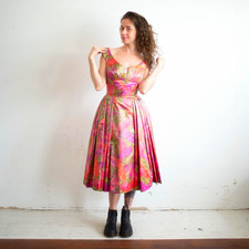 TRUE VINTAGE 1950s BY BRANELL Julius Garfinckel & Co. Party Dress Retro picture