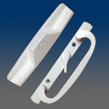 Sliding Glass Door Handle Set PD 1400 WHITE OFFSET picture