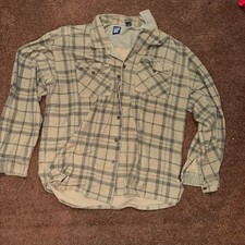 Gap Men's Cream and Tan Shirt picture