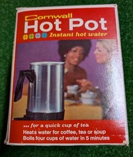 Vintage Cornwall Hot Pot 4 Cup Capacity, Heats water New Unused Rare  picture