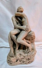 VTG Rodin The Kiss Sculpture Bonded Statue from Italy 13