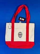 2026 Spirit Halloween Canvas Tote Bag Jason Voorhees Friday the 13th New w/ Tag picture