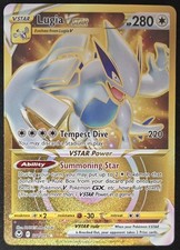 Lugia VSTAR 211/195 SWSH Silver Tempest Gold Secret Rare Holo Pokémon 2022 NM picture