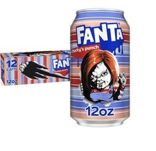 Fanta Fruit Punch Chucky's Punch Halloween Edition, 12 fl. oz. cans, 12 pack picture