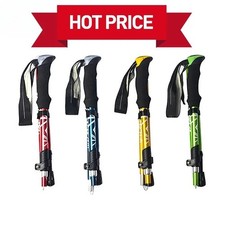5 sections Outdoor Hiking Canes Expansion Contraction Fold Northern Europe Walk picture