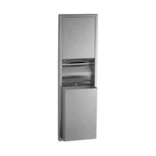 BOBRICK Classic Semi Recessed Paper Towel Dispenser And Waste Receptacle  picture
