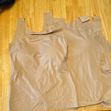 Seamless Wireless Size 4X Beige Pullover Shapewear Top set of 3 picture