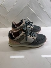 HOFF Seoul Women’s Sneakers-Size 8 Multicolor Suede Leather-Excellent Preowned picture