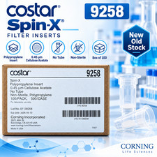 Corning Costar Spin-X 9258 0.45um Cellulose Acetate Inserts 100/Pack NOS picture