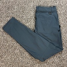 Oakley Men's 30 Regular Fit Technical Stretch Hiking Pants Slate Blue Gray New picture