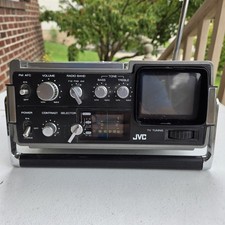 JVC Model 3050 Portable Vintage w/ Power Adapter Radio & TV TESTED WORKING picture