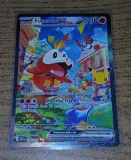 Fuecoco EX SIR 147/128 Full Art Holo 30th Anniversary Pokemon picture