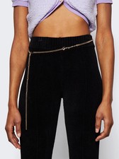 Jacquemus La Ceinture Signature Logo Chain Belt Gold $340 picture