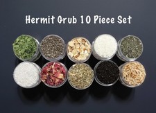 Hermit Crab Food - 10 Piece Set - Hermit Grub - Hermit Crab Meal picture
