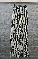 New NOOWORKS Palazzo Illusions Pant Black/White Size S picture