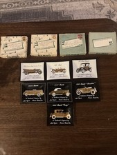Vintage Buick Collector Ashtray Set Mal Lynn Bauer Buick & 4 Mailers 1912–1938 picture