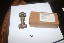 NOS Vintage Lunkenheimer brass globe valve PN 906-BS 1/4 Inch picture