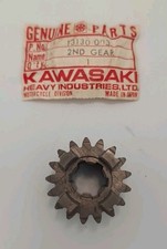 NOS Kawasaki KV75-A5 KV75-A7 A8 Transmission 2nd Drive Gear OEM 13130-003.  (c) picture