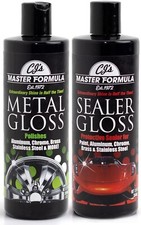 CJs Master Formula Metal Gloss + Sealer Gloss Auto Chrome Metal Aluminum Polish picture