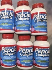 Pepcid Complete 10mg, Berry 100 Chewable Tablets x 6 =600 Total EXP date 27/28 picture