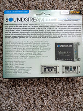 Soundstream ST4.500D Stealth Class D 4-Channel Car Audio Amplifier 500W RMS picture